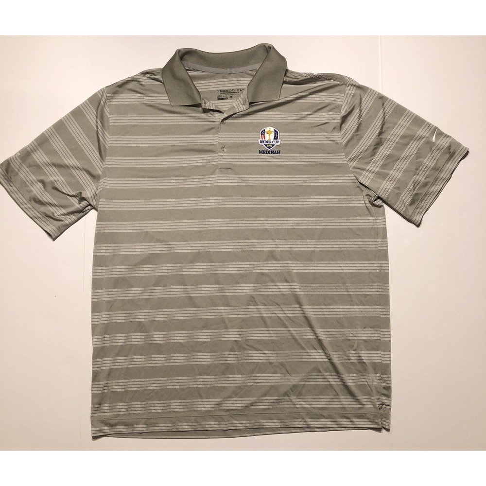Nike Golf Tour Performance Dri Fit Medinah Ryder Cup 2012 Polo Collared Size XL